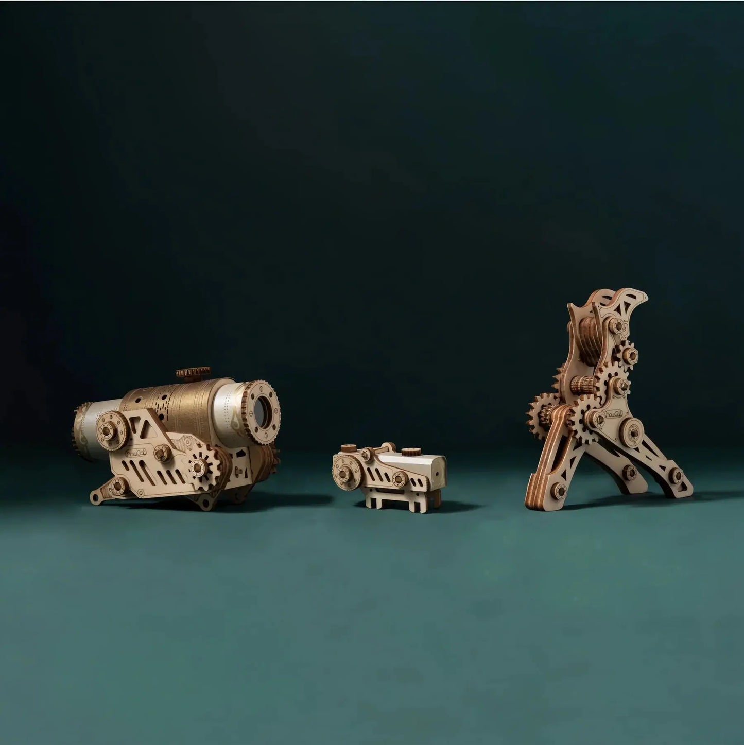 Steam Revolver 3D Wooden Puzzle MISS IRON