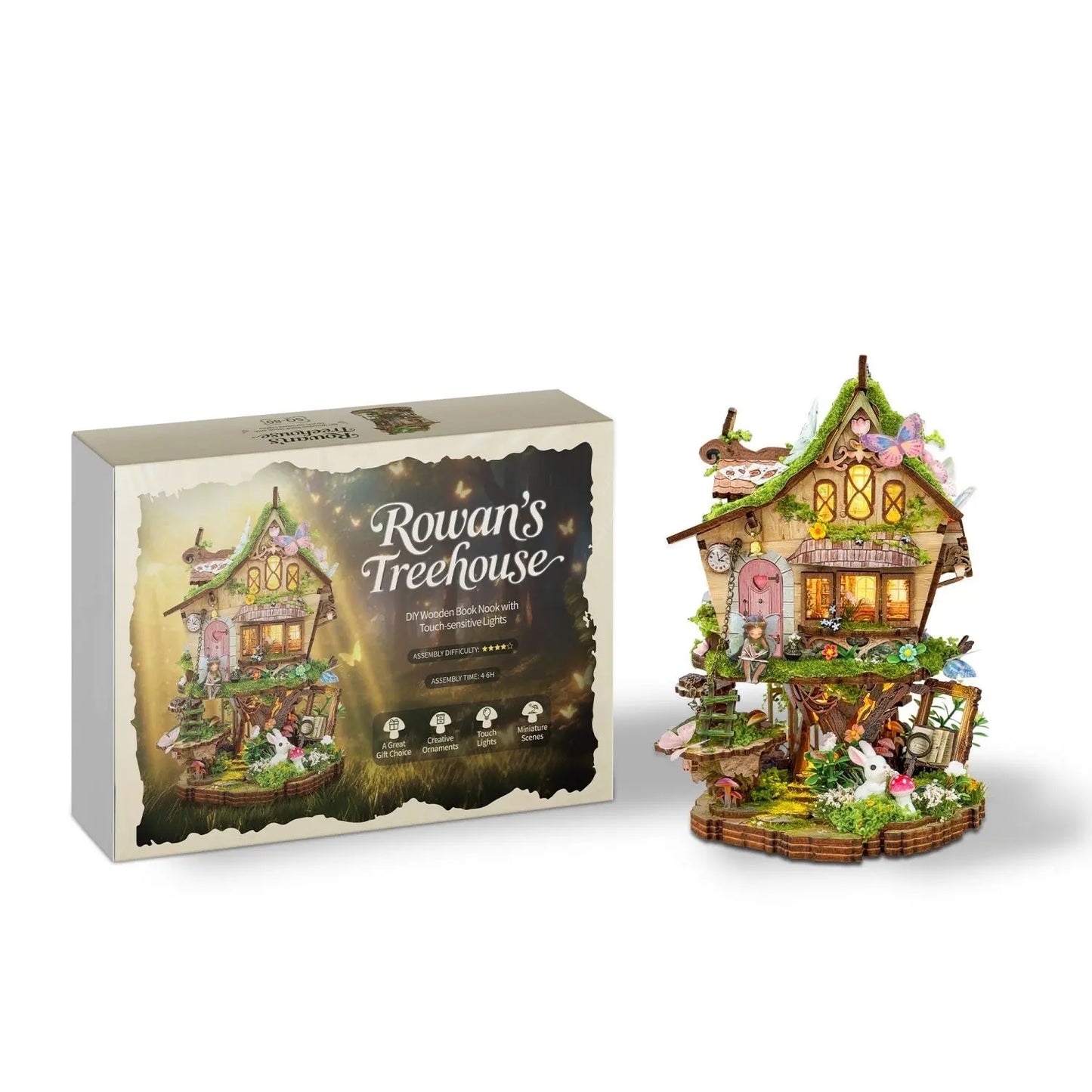 Ugeargeek Enchanted Elf Tree Cabin Building Set Ugeargeek