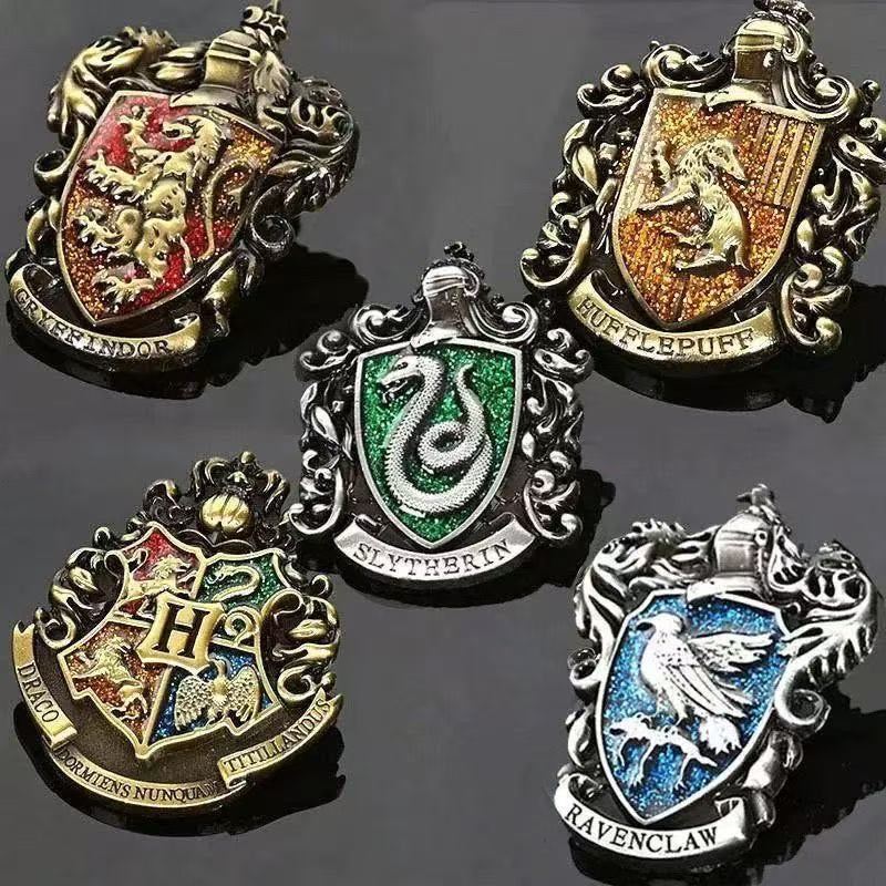 Harry Potter Badge Pin Set of 5 ( snake,lion,eagle,badger,hogwarts)