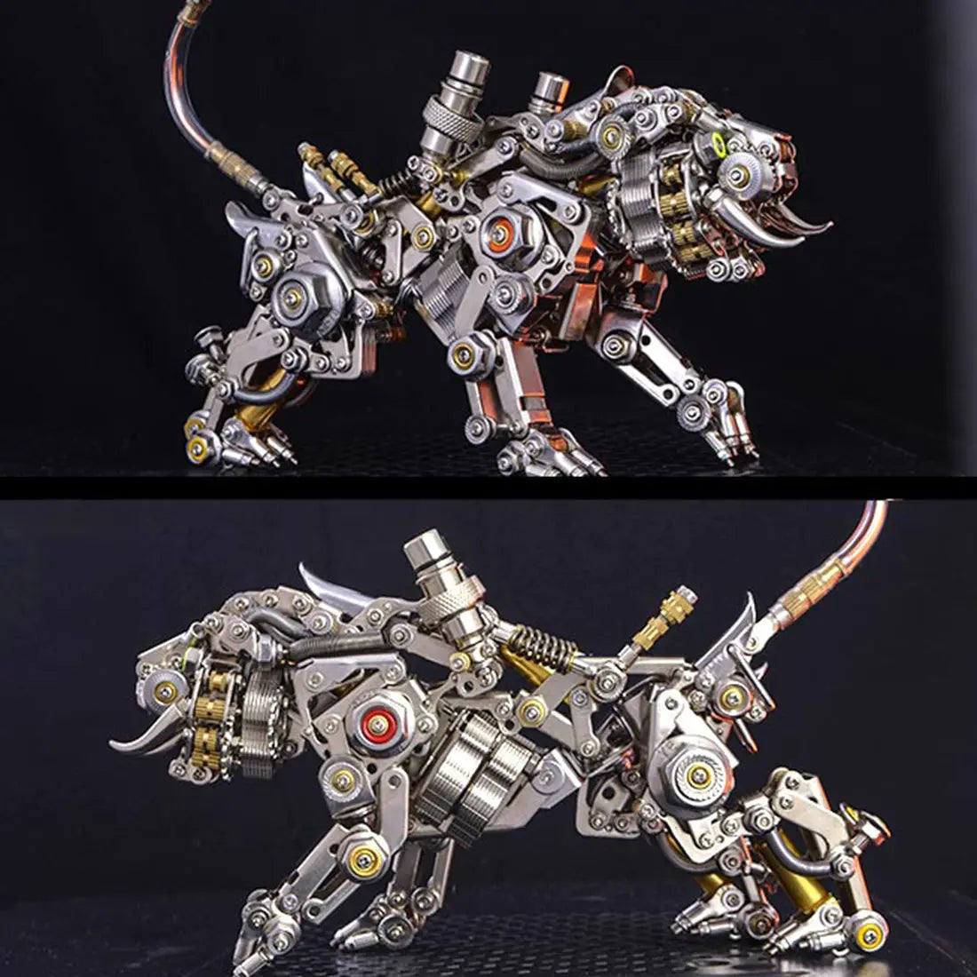 Bengal Tiger 3D Metal Assembly Model Kits 700+ Pieces Create an Animal Series metalkitor