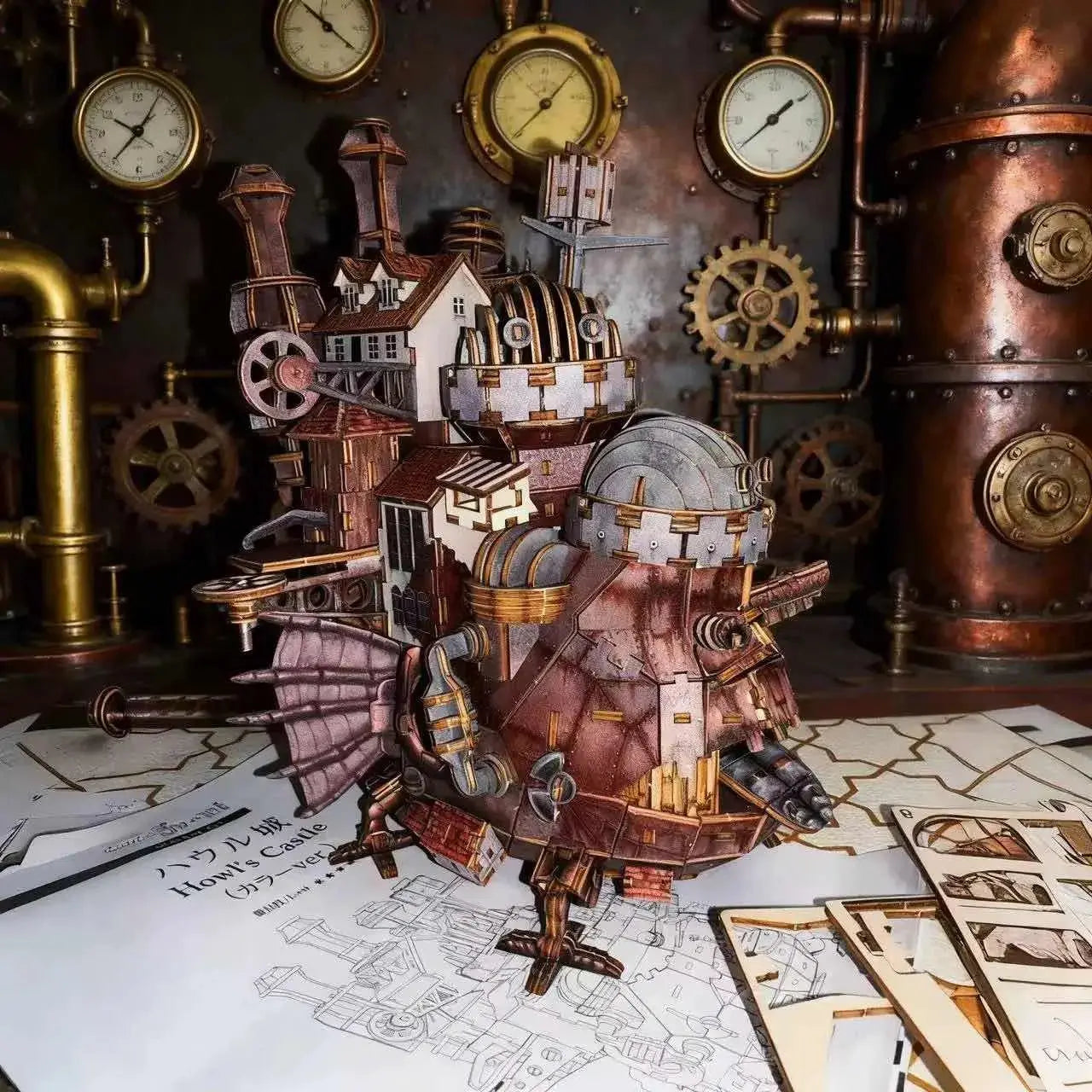Howl's Moving Castle 3D Wooden Puzzle - Build Magical Fun – MISSIRON