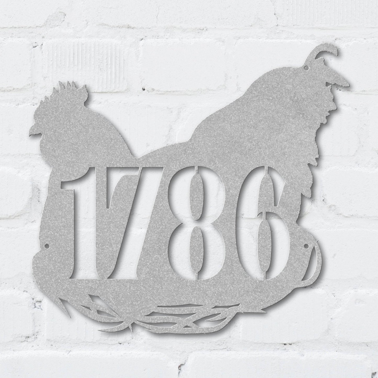 Plucky Chicken Address Sign - MISSIRON
