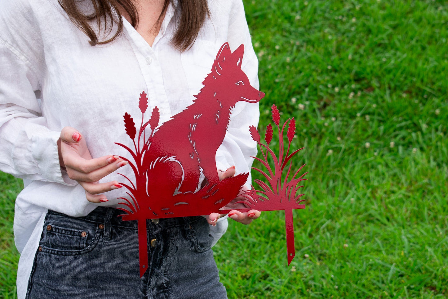 Whimsical Fox Garden Stake - MISSIRON