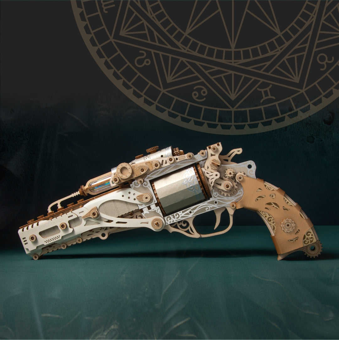 Steam Revolver 3D Wooden Puzzle