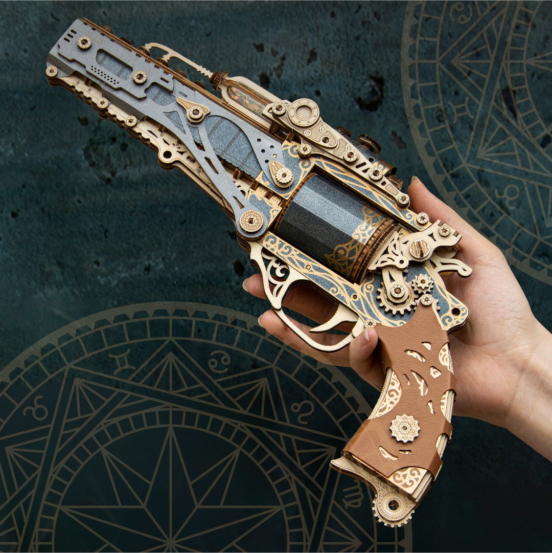 Steam Revolver 3D Wooden Puzzle