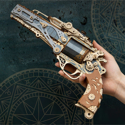 Steam Revolver 3D Wooden Puzzle