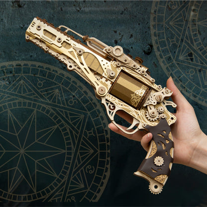 Steam Revolver 3D Wooden Puzzle