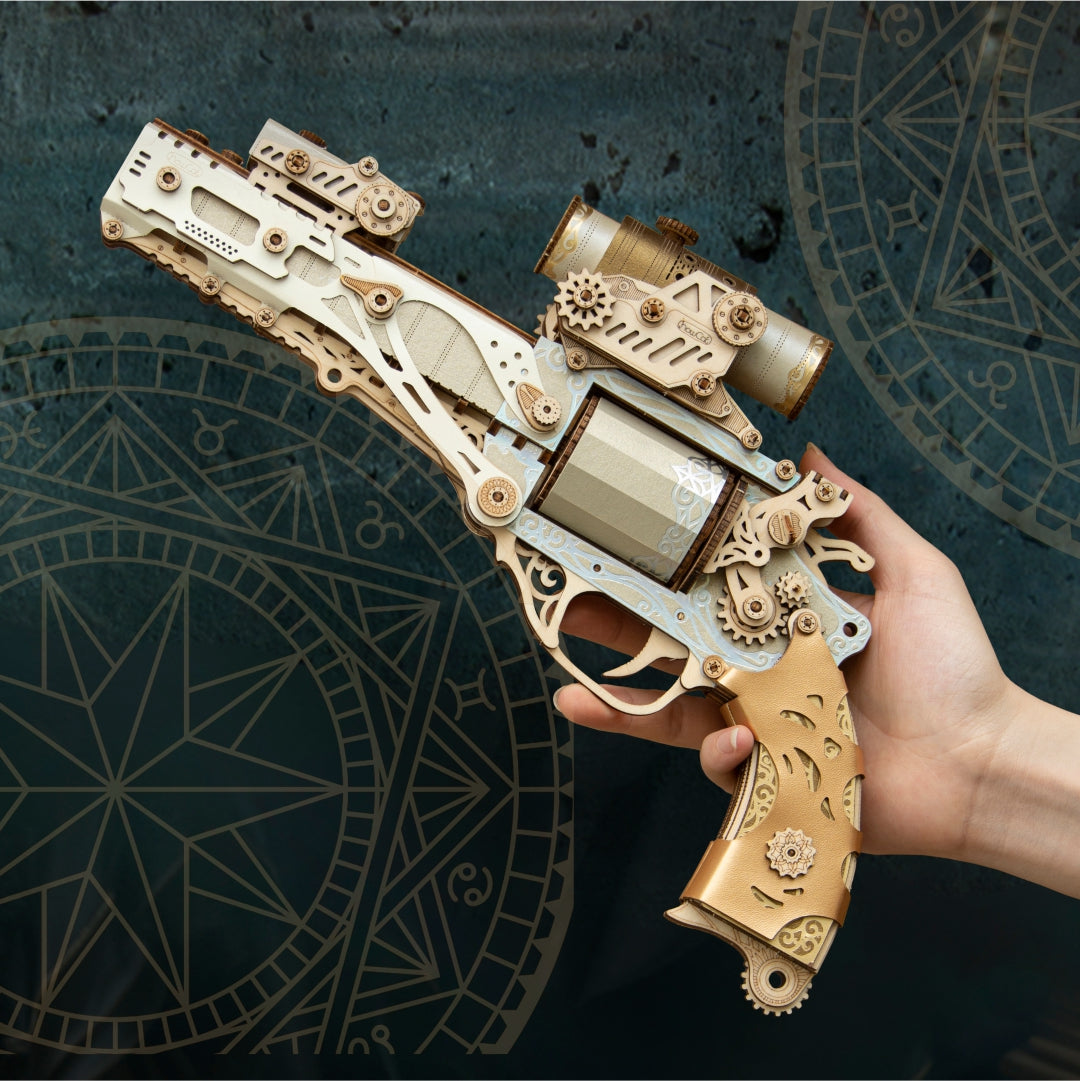 Steam Revolver 3D Wooden Puzzle