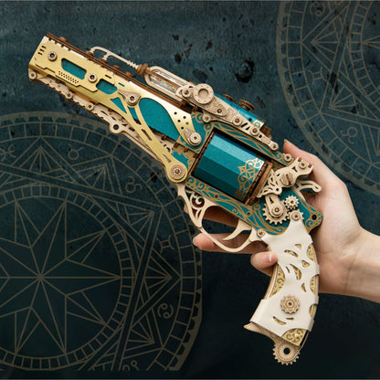 Steam Revolver 3D Wooden Puzzle