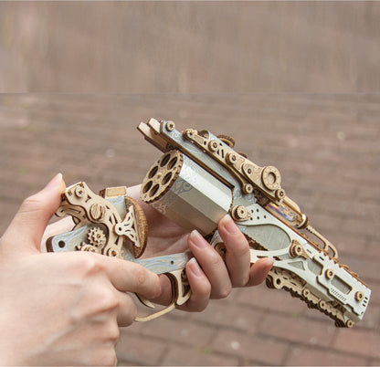 Steam Revolver 3D Wooden Puzzle