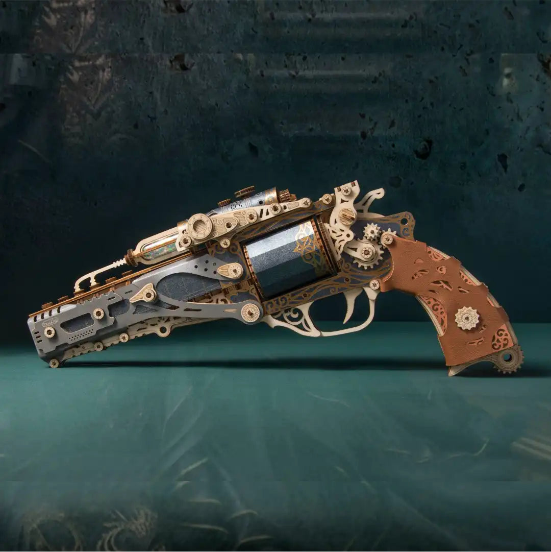 Steam Revolver 3D Wooden Puzzle