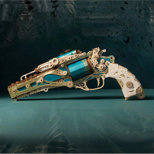 Steam Revolver 3D Wooden Puzzle MISS IRON