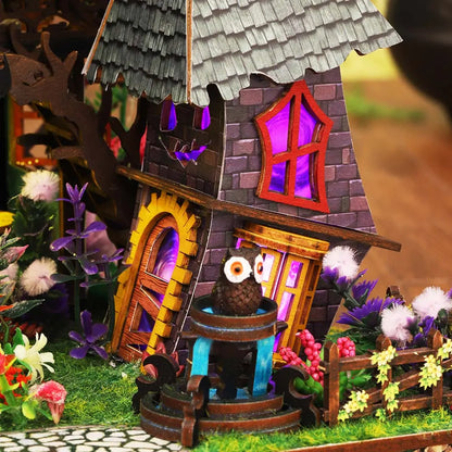 Strange Castle DIY Miniature House Kit Fifijoy