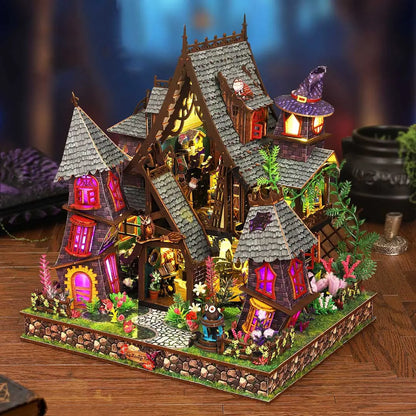 Strange Castle DIY Miniature House Kit Fifijoy