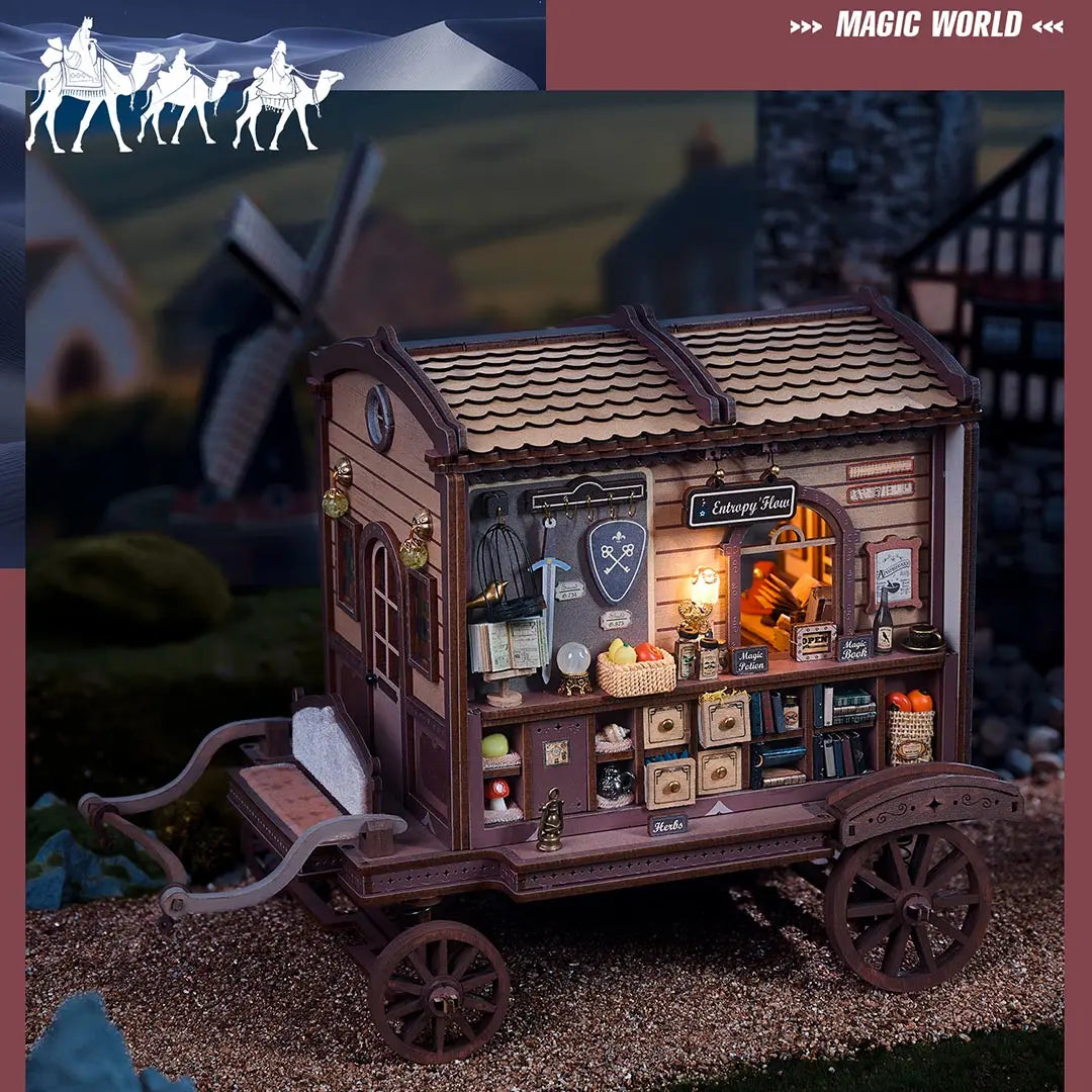 Entropy's Flow DIY Miniature House Kit MISS IRON