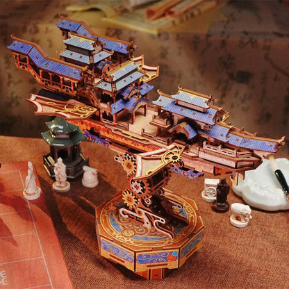Rokrgeek Wind Voyager 3D Wooden Puzzle Rokr Geek