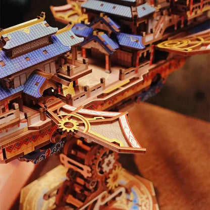 Rokrgeek Wind Voyager 3D Wooden Puzzle Rokr Geek