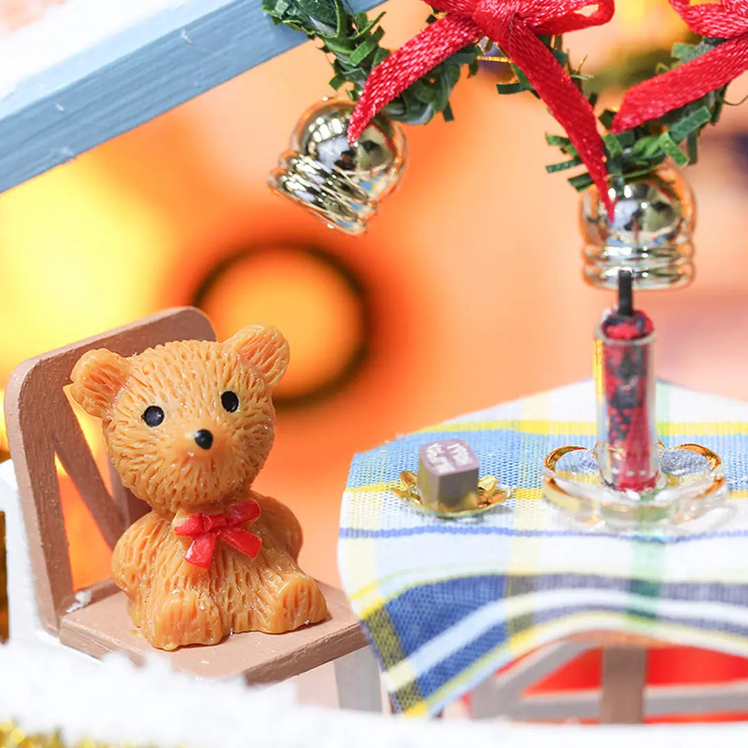 Christmas Night DIY Miniature House Kit MISS IRON