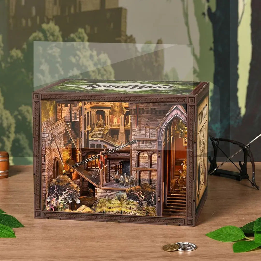 Robin Hood – The Castle’s Escape Max DIY Book Nook Kit Fifijoy