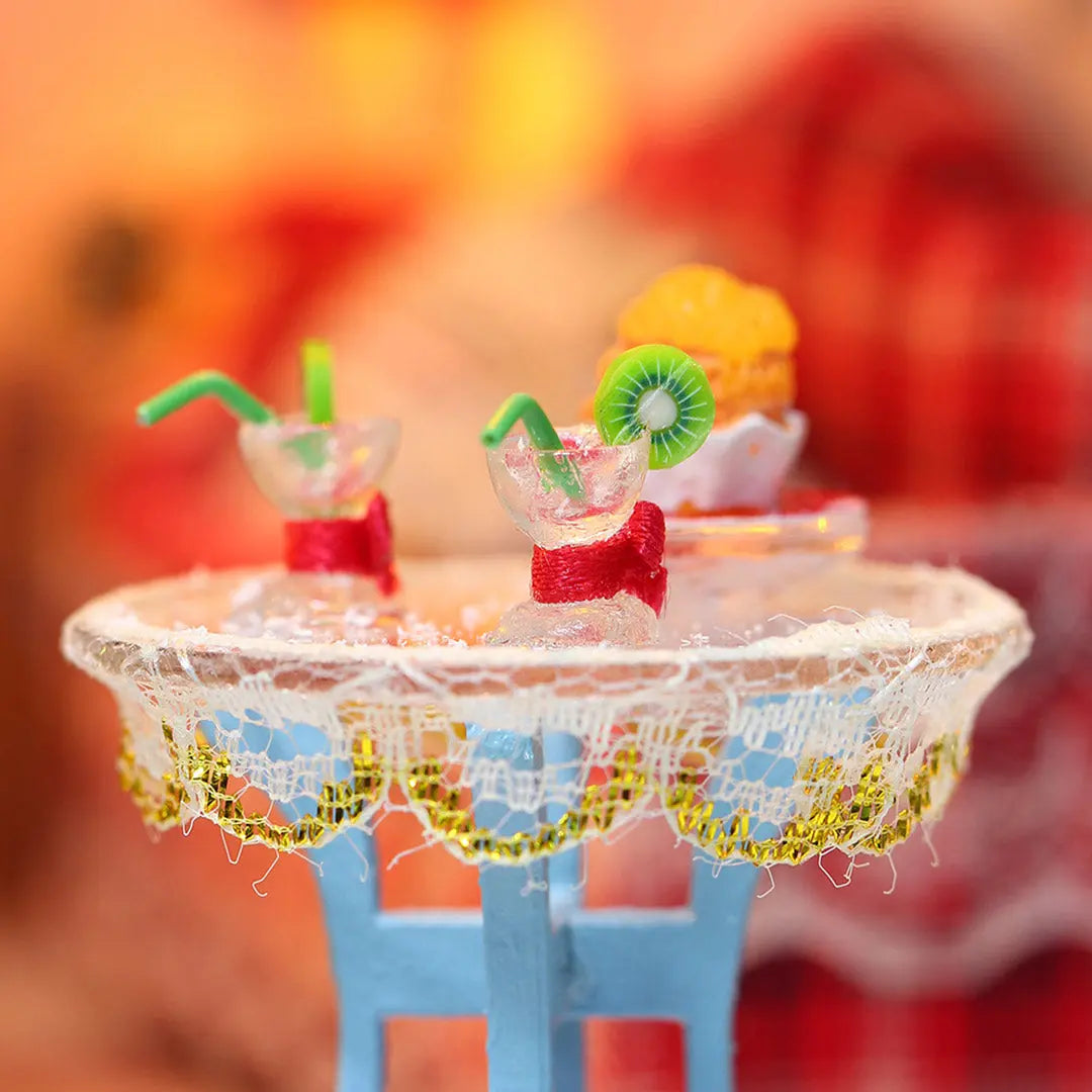Christmas Night DIY Miniature House Kit MISS IRON