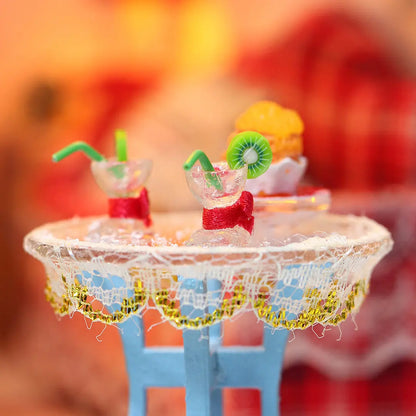 Christmas Night DIY Miniature House Kit MISS IRON