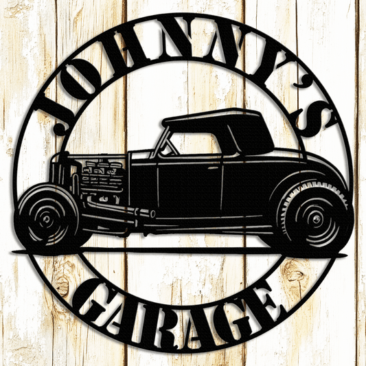 1932 Ford Hot Rod Metal Sign - MISSIRON