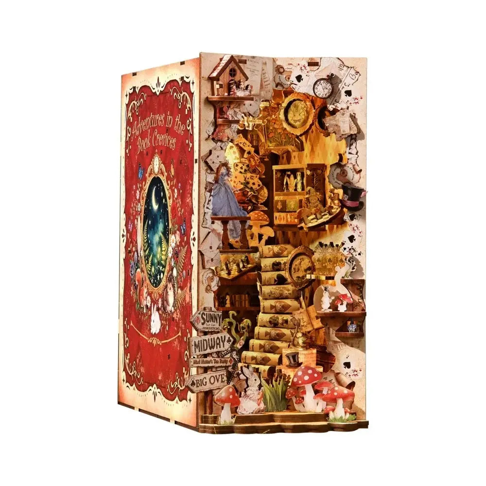 Alice in Wonderland Book Nook Kit MISS IRON