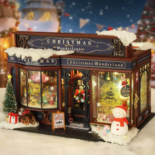 Christmas Wonderland DIY Miniature Dollhouse Kit MISS IRON