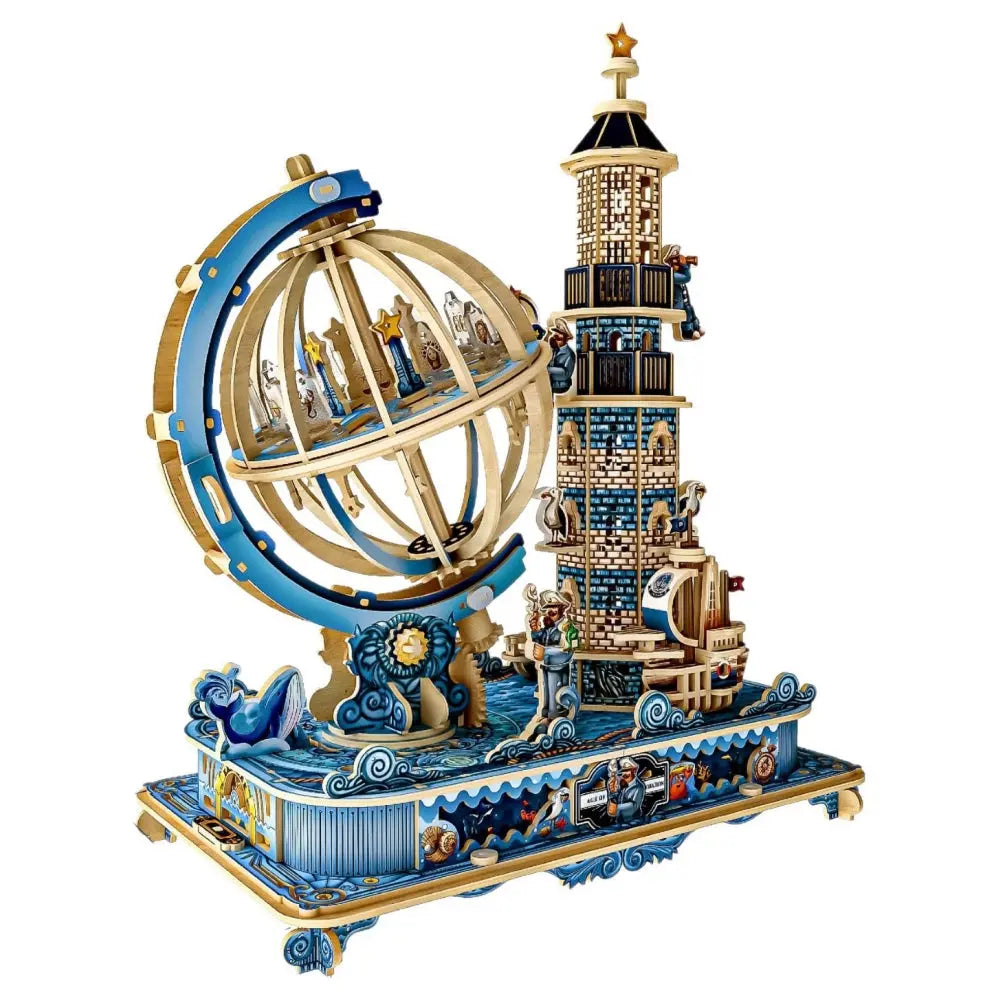 Ugeargeek Ocean Symphony: Musical Globe & Lighthouse Ugeargeek