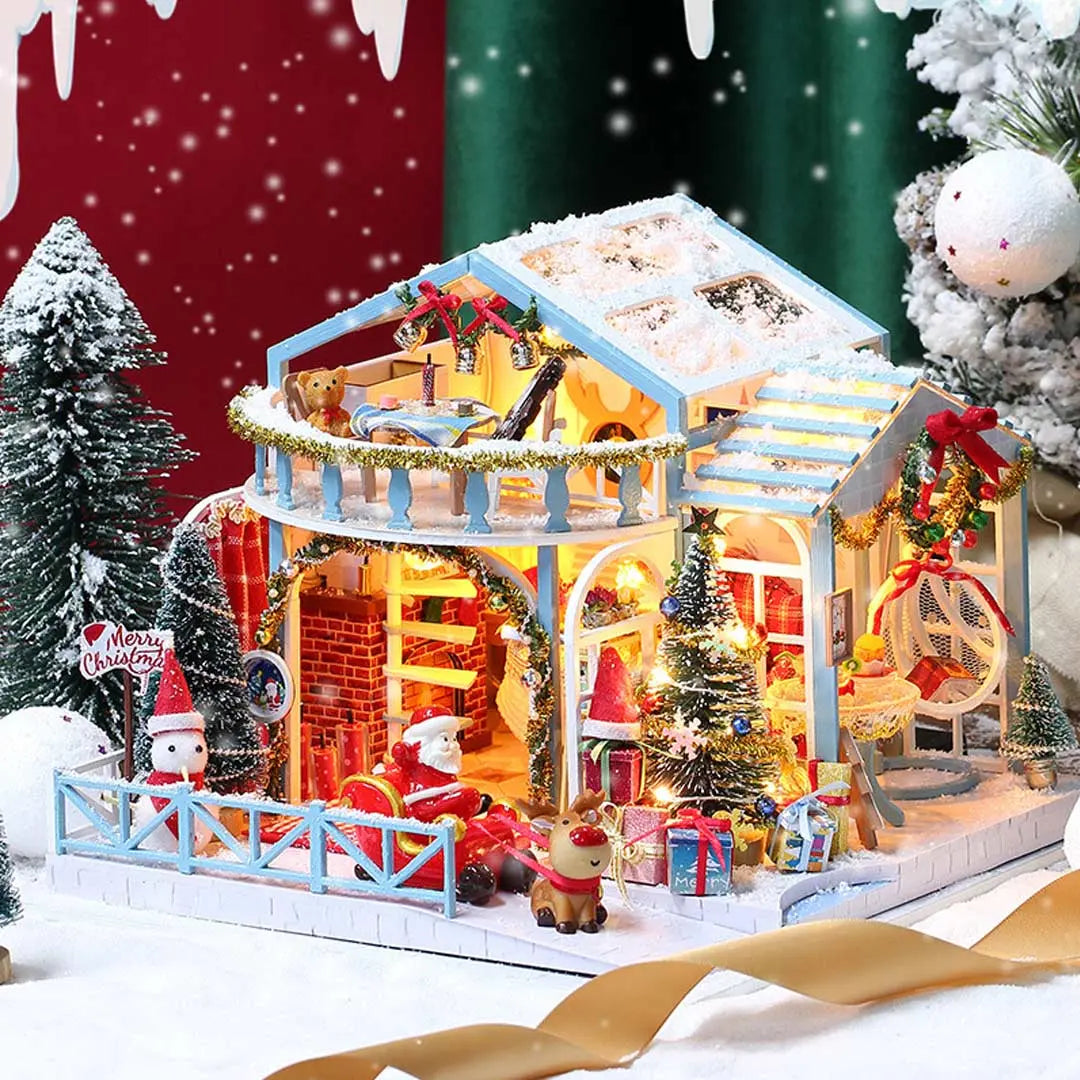 Christmas Night DIY Miniature House Kit MISS IRON