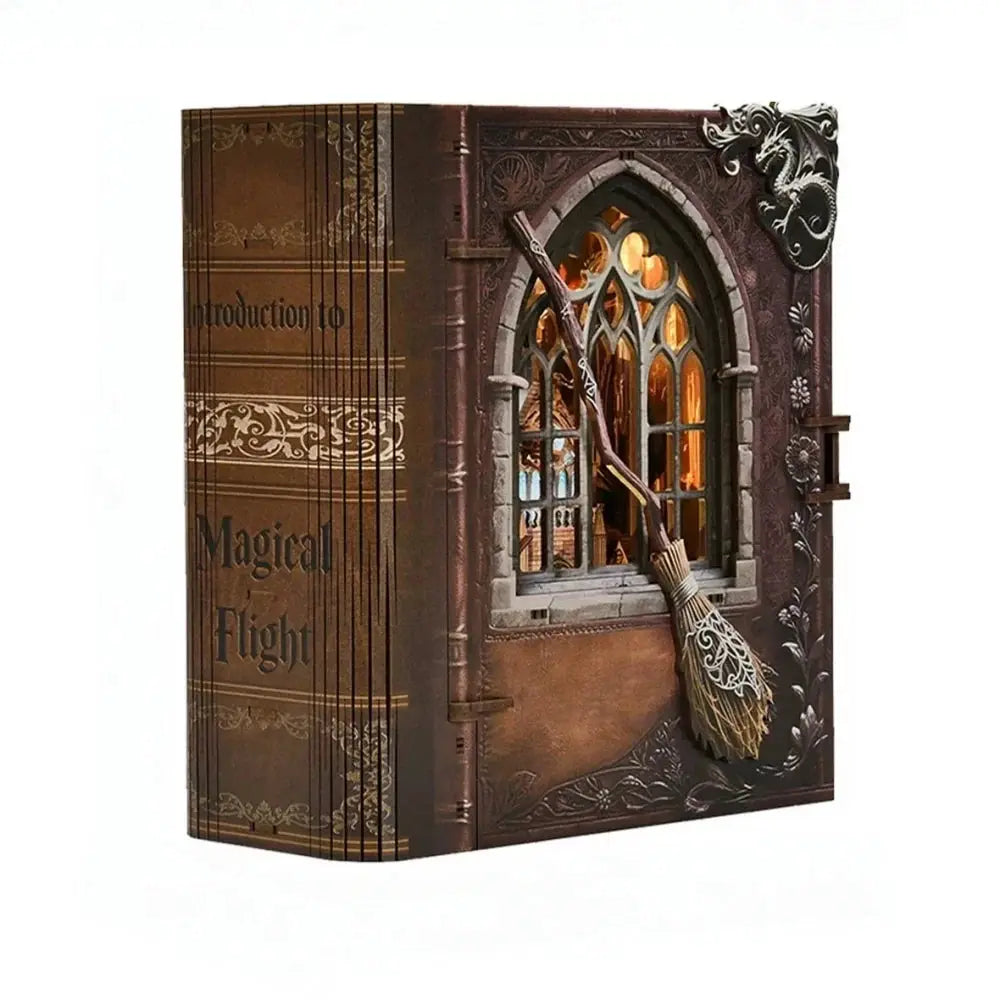 Wizard Flying Academy Book Nook Kit MISS IRON