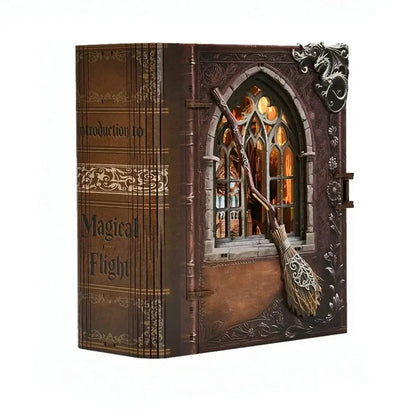 Wizard Flying Academy Book Nook Kit MISS IRON