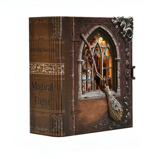 Wizard Flying Academy Book Nook Kit MISS IRON