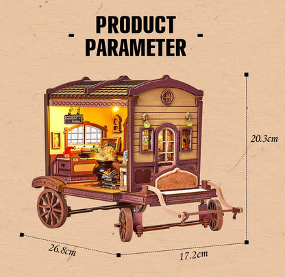 Entropy's Flow DIY Miniature House Kit MISS IRON