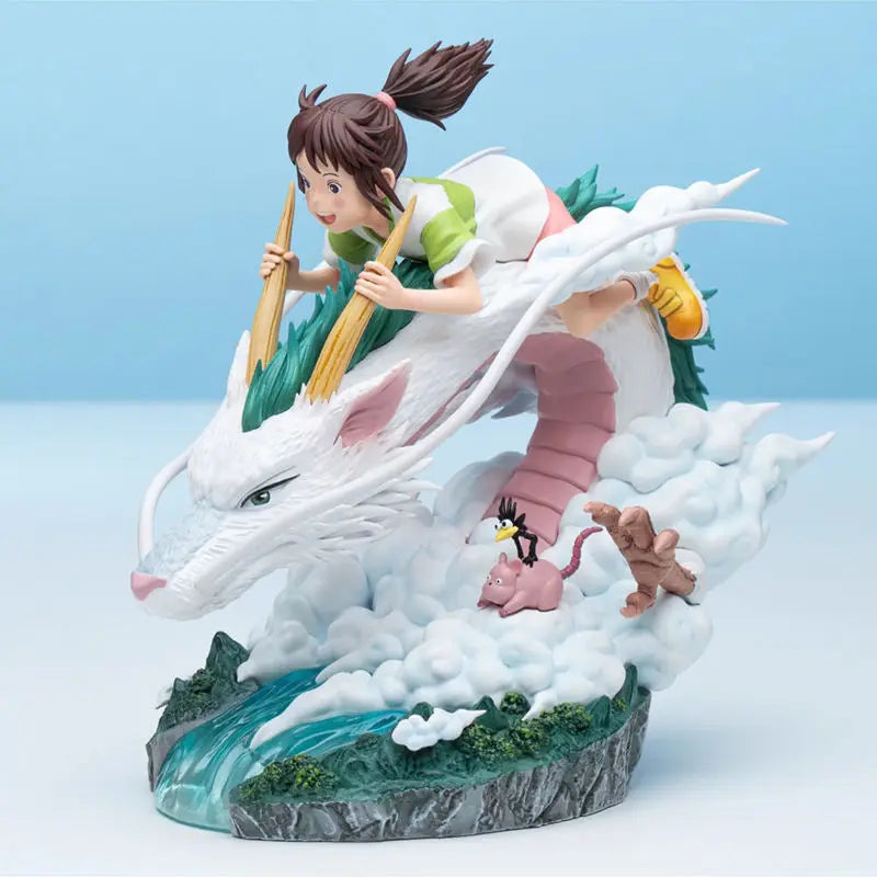 Chihiro Ogino & Haku - Spirited Away Resin Statue Nooks' Den
