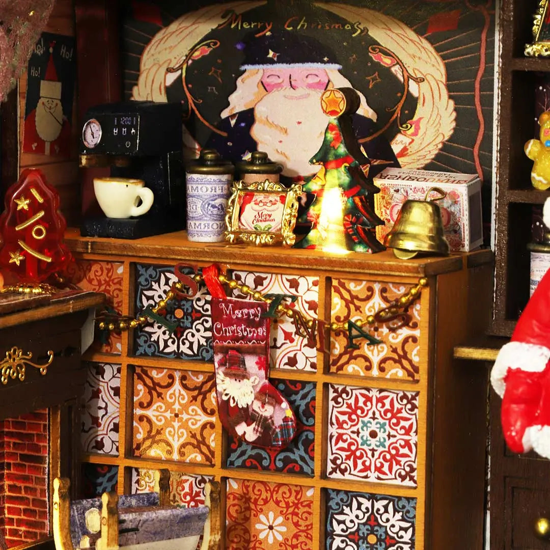 Christmas Wonderland DIY Miniature Dollhouse Kit MISS IRON