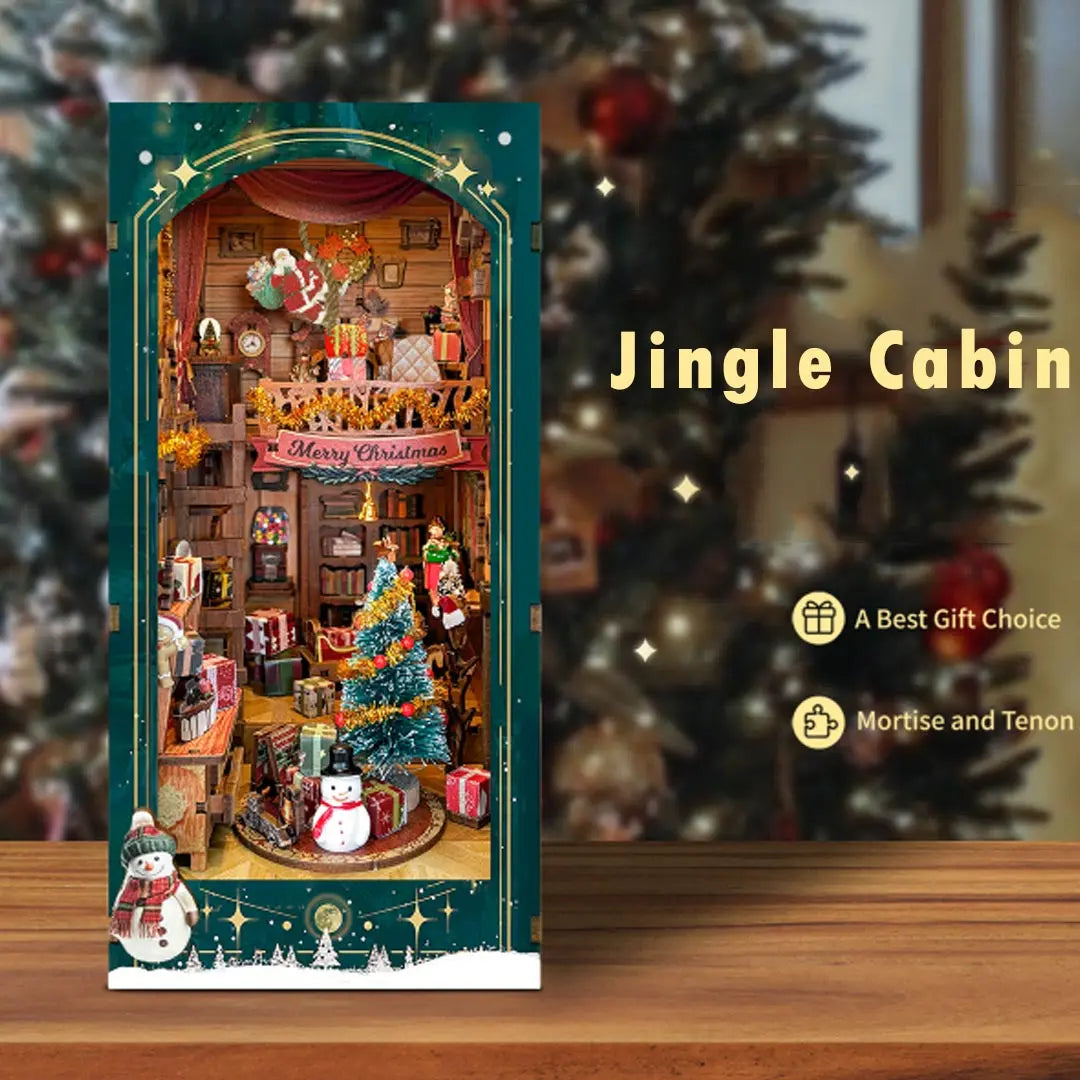 Jingle Cabin DIY Book Nook MISS IRON