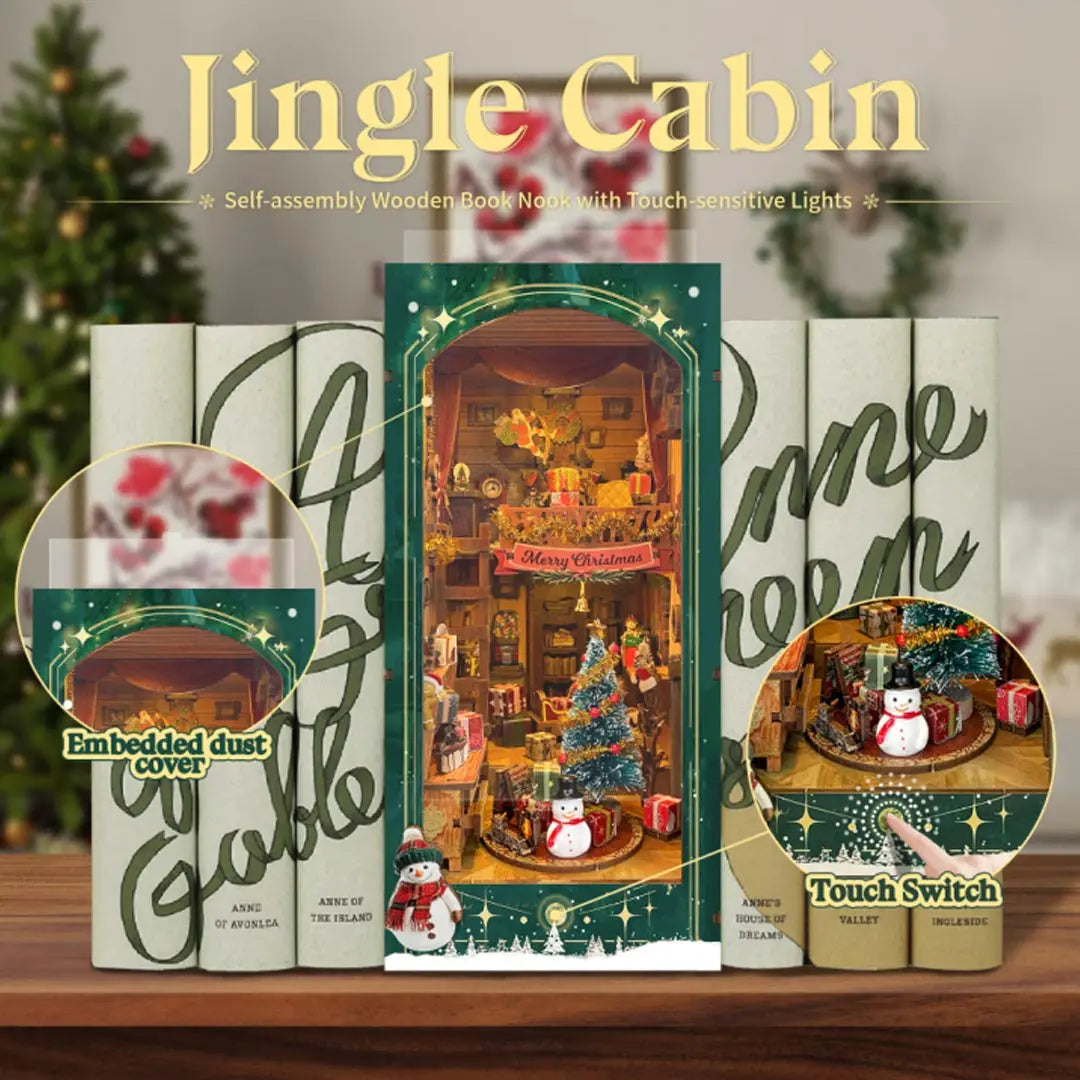 Jingle Cabin DIY Book Nook MISS IRON