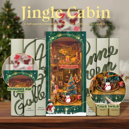 Jingle Cabin DIY Book Nook MISS IRON