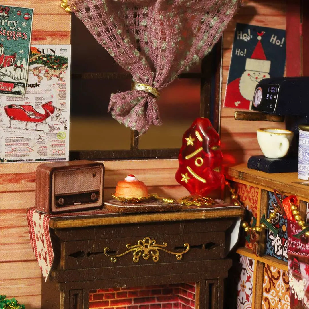 Christmas Wonderland DIY Miniature Dollhouse Kit MISS IRON