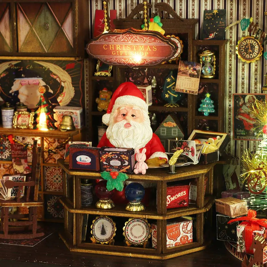 Christmas Wonderland DIY Miniature Dollhouse Kit MISS IRON
