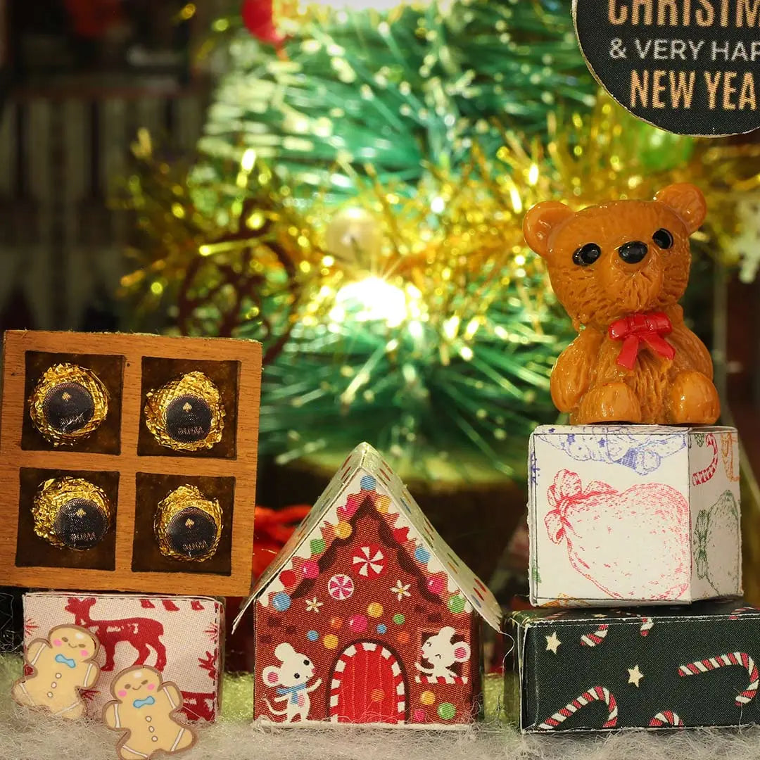 Christmas Wonderland DIY Miniature Dollhouse Kit MISS IRON
