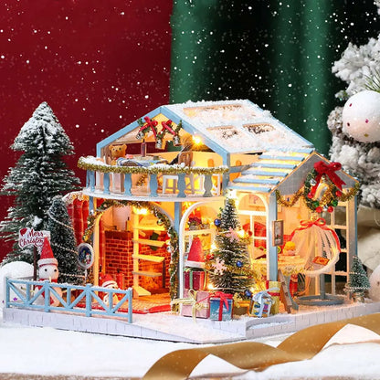 Christmas Night DIY Miniature House Kit MISS IRON