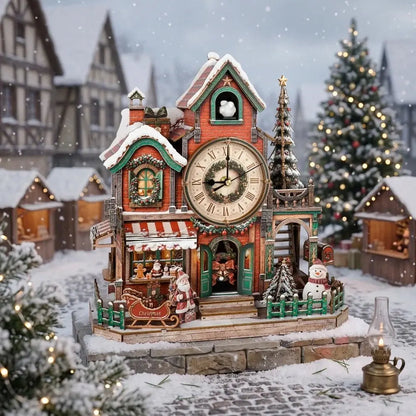 Joyful Christmas 3D Wooden Cuckoo Clock Puzzle MISS IRON