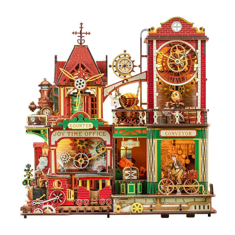 Rokrgeek Joey Time Post Office 3D Wooden Puzzle Rokrgeek