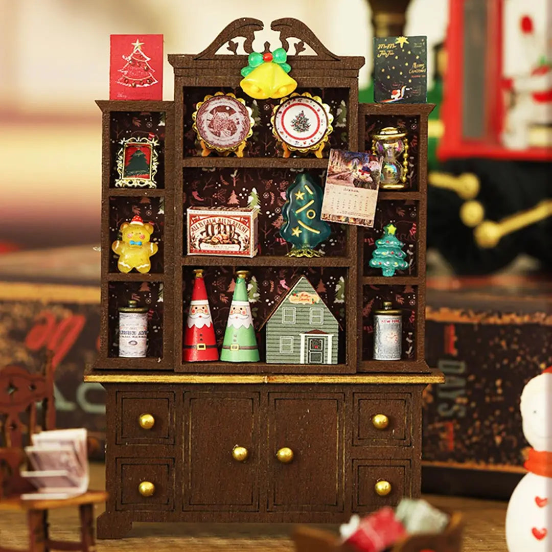 Christmas Wonderland DIY Miniature Dollhouse Kit MISS IRON