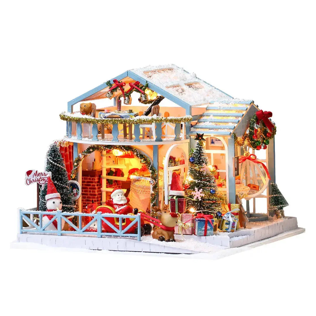 Christmas Night DIY Miniature House Kit MISS IRON