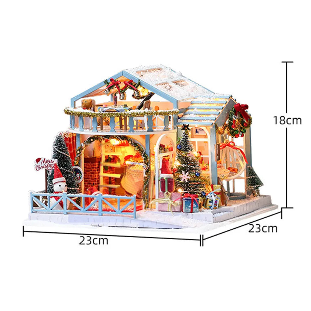 Christmas Night DIY Miniature House Kit MISS IRON