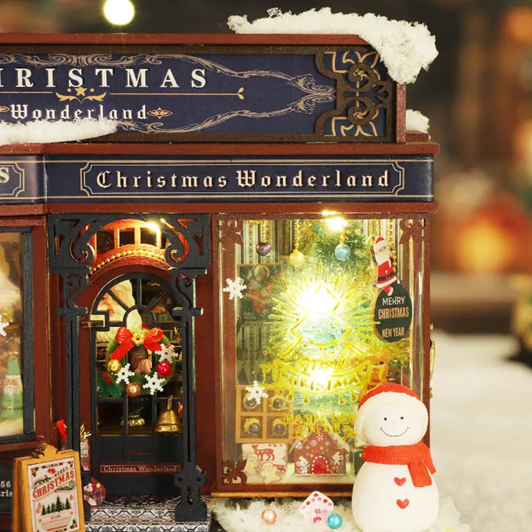 Christmas Wonderland DIY Miniature Dollhouse Kit MISS IRON