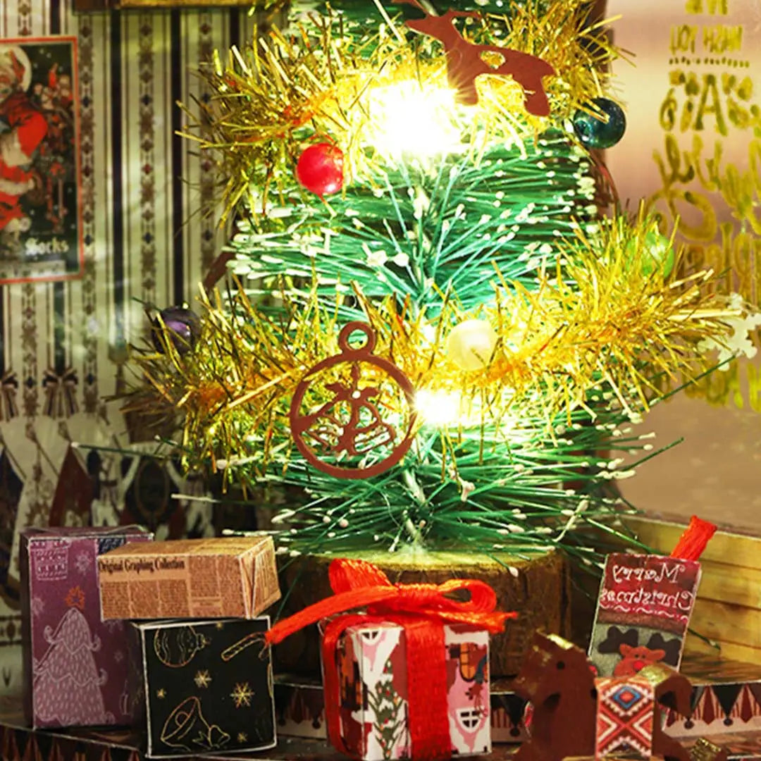 Christmas Wonderland DIY Miniature Dollhouse Kit MISS IRON